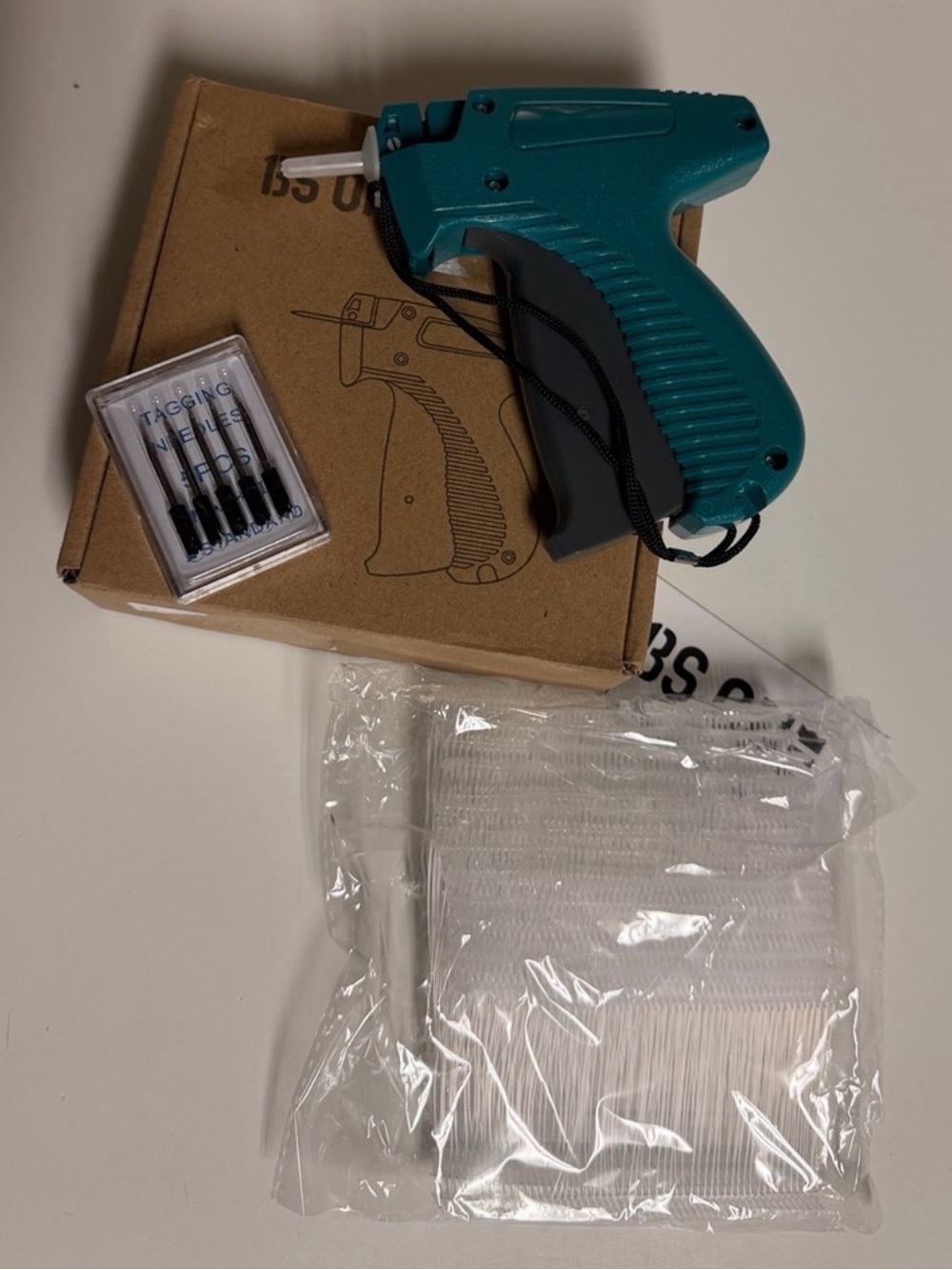 👁️ Tagging Gun - Teal and Black Handheld Label Applicator
